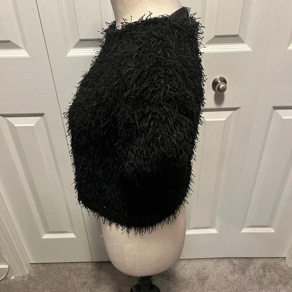 Zara size 9 Black Textured Women's Top - Picture 9 of 16